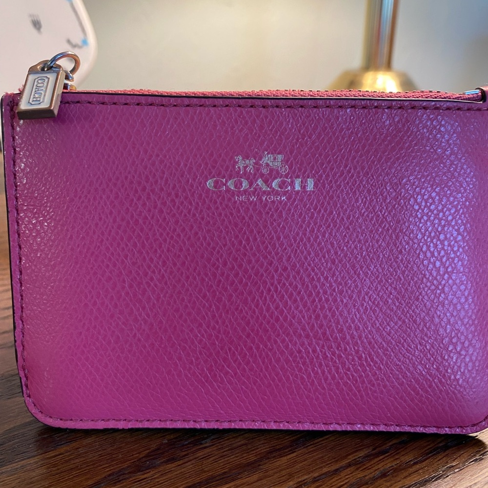 COACH Authentic COIN PURSE with Key Ring